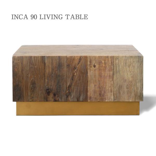 �C���J�@90���r���O�e�[�u�� INCA LIVING TABLE ��90cm
