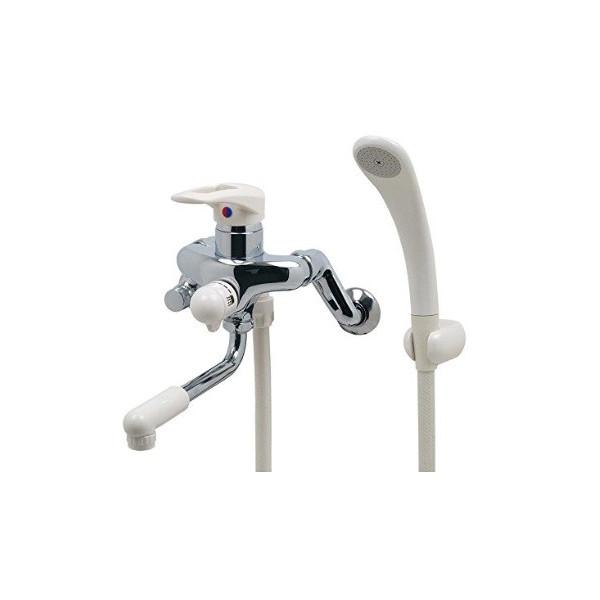 蛇口カクダイ KAKUDAI 143-008 シャワーレバー混合栓 カクダイ 143-008 シングルレバーシャワー混合栓 混合水栓