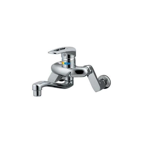 カクダイ シングルレバー混水栓 192-311 上向きパイプ フルメタル仕様