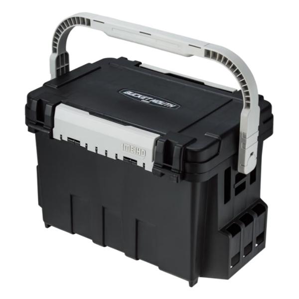明邦化学工業 MEIHOバケットマウスBM-9000カラー：ブラックBUCKET MOUTH BM-9000■特長徹底的に強度設計を施すことで、波止や堤防、ボートの上などで椅子代わりに座ることができ、踏み台としても使用できる、大容量35Lの...