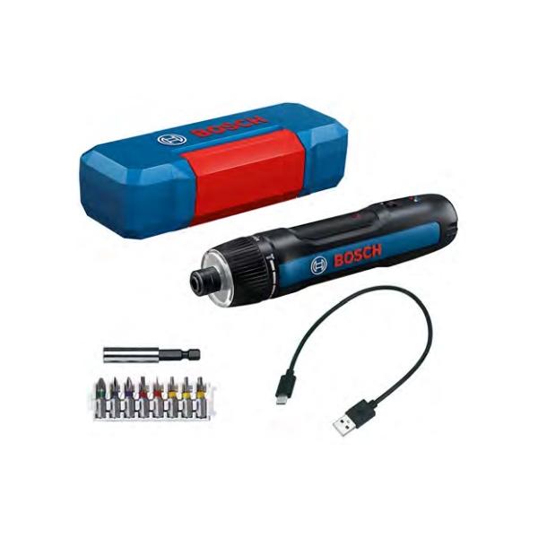 他サイト： 特価 ボッシュ コードレスドライバー Bosch GO3 USBケーブル+ビット8本セット+延長ビットホルダー+専用ケース付 BOSCH 在庫の商品画像