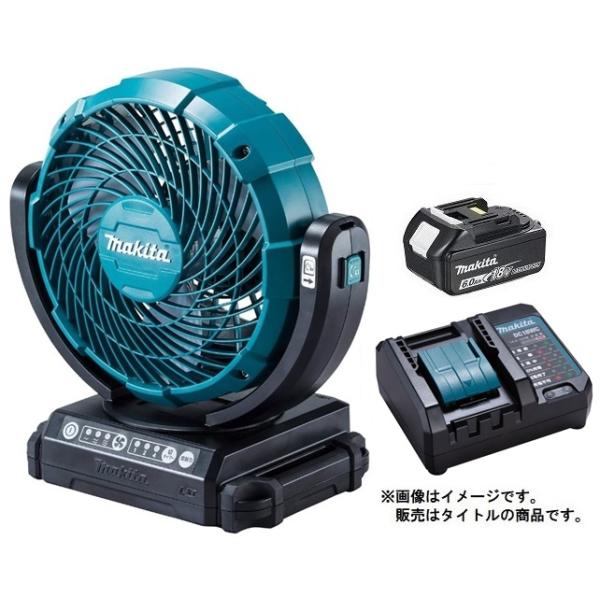 マキタ 充電式ファン CF102D & バッテリ BL1860B マキタ 充電式ファン CF102DZ+バッテリBL1860B+充電器DC18WC付 14V/18V