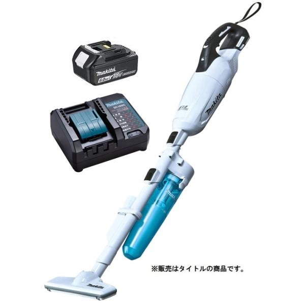 マキタ 充電式クリーナ CL280FDZCW(白)+バッテリBL1860B+充電器DC18WC付 18V対応 makita オリジナルセット品 在庫 マキタ（makita） 充電式クリーナ CL280FDZCW(白)+バッテリBL1860B+