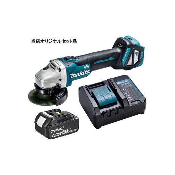 マキタ（makita） 充電式ディスクグラインダ GA412DZ+バッテリBL1860B+