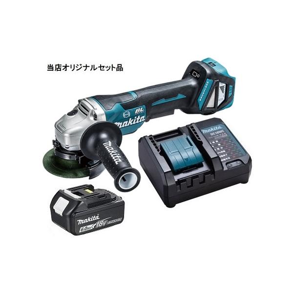 マキタ（makita） 充電式ディスクグラインダ GA418DZ+バッテリBL1860B+ 