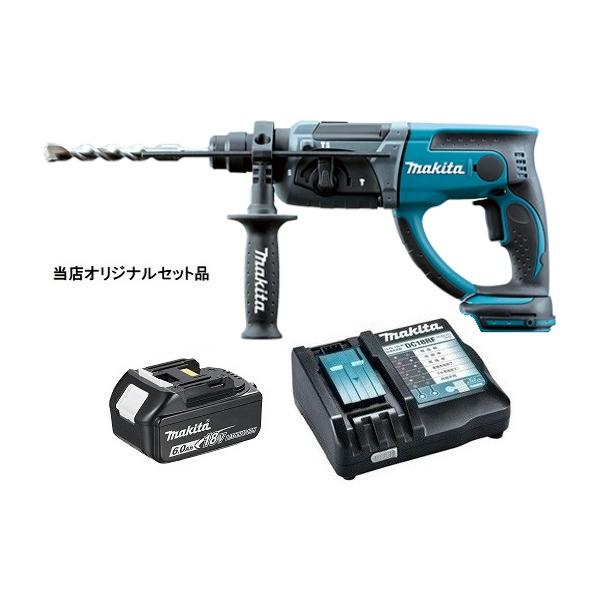 マキタ（makita） 充電式ハンマドリル HR202DZK+バッテリBL1860B+充電