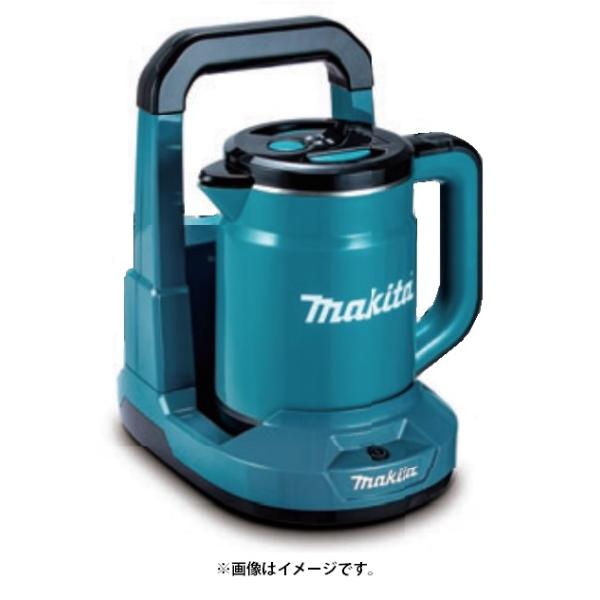 (マキタ) 充電式ケトル KT360DZ 青 本体のみ 容量0.8L サイズ233x263x307mm 台座は持ち運びに便利なハンドル付 18Vx2=36V対応 makita