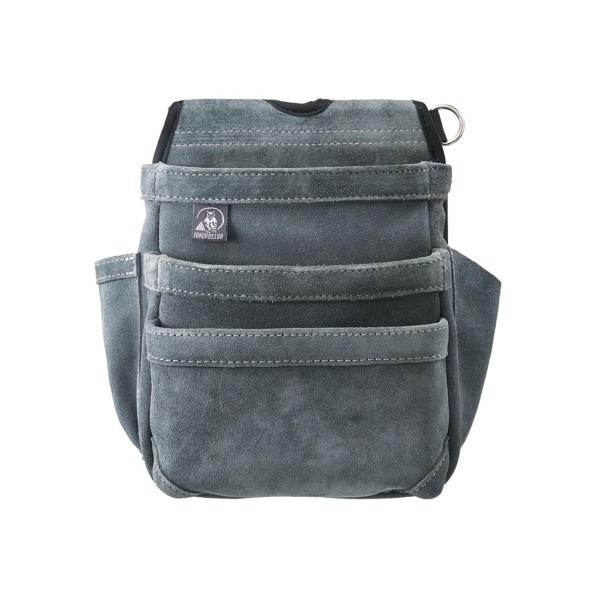 ふくろ倶楽部伝説plus 腰袋 腰袋 (大) 3段LP-567-3伝説plus（プラス）-ROCKWEAVE-圧倒的な強さとしなやかさ。耐久性と使い勝手を極限まで高めた、選び抜かれた素材と、緻密な職人技。■仕様材質：皮革+マイクロレザーサイ...