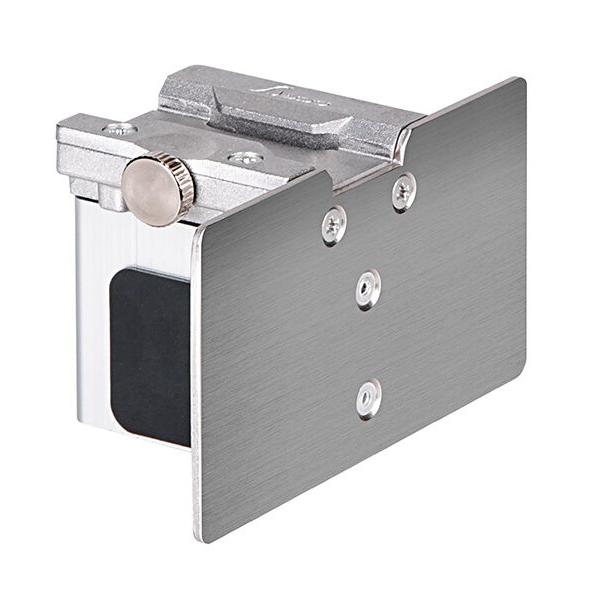 他サイト： シンワ 58711 曲尺用ストッパー 金属製 厚手広巾用 コラムゲージ突き当て 50mm 。の商品画像