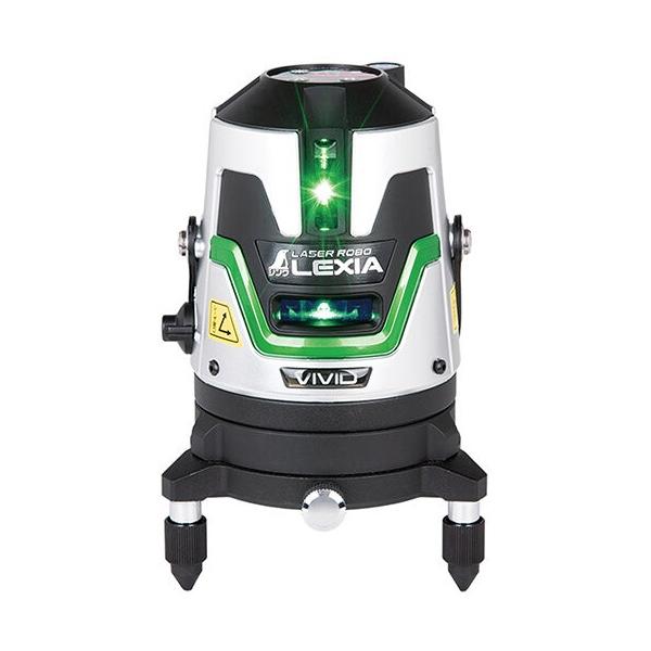 シンワ 69758 レーザー墨出し器 レーザーロボ LEXIA VIVID 51 グリーン 自動追尾 グリーンレーザー墨出器 。