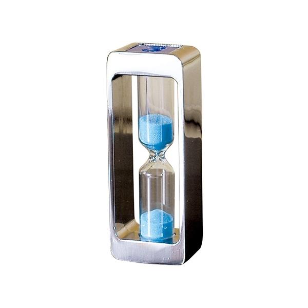 シンワ測定砂時計 メタリック ３分計製品コード：70304■特長・クールなたたずまいでインテリアに調和します。・心地よく落ちる砂に時の流れを感じます。・耐久性の高い金属枠で厨房、レストラン等にも最適です。■仕様・精度 ±20秒以内・本体サイ...