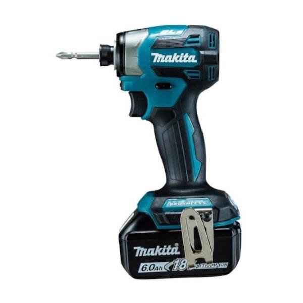 (マキタ) 充電式インパクトドライバ TD173DRGX 青 バッテリBL1860Bx2本+充電器+ケース付 全周リング発光LEDライト 18V対応 makita