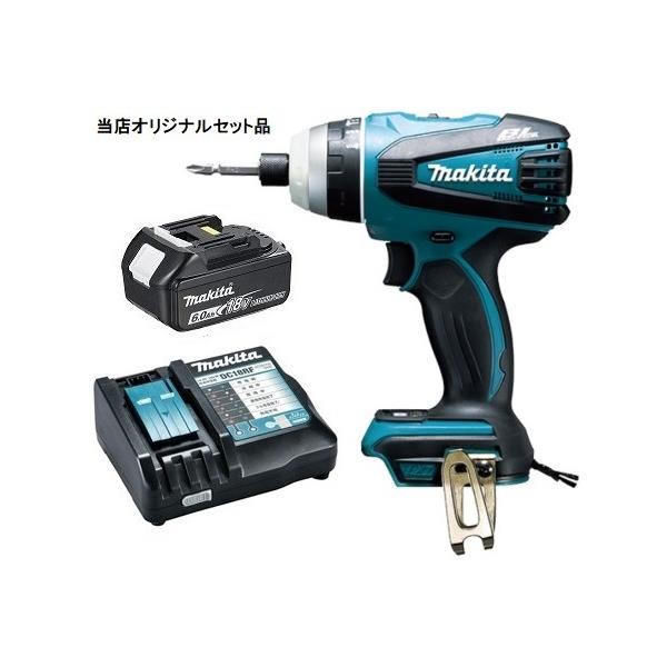 マキタインパクト　バッテリー4つ値引き可能 マキタ（makita） 充電4モードインパクトドライバ 青 TP141DZ+バッテリ