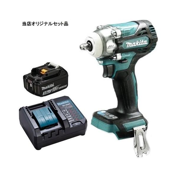 マキタ 充電式インパクトレンチ TW302DZ+バッテリBL1830B+充電器DC18WC付 18V対応 makita 当店オリジナルセット品