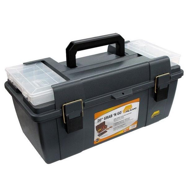 在 便利もん 652 工具箱 小物ケース付 50cm グレー V 工具箱 Box True Value トゥルーバリュー Plano Molding Co プラノ V カナジン 2号店 通販 Yahoo ショッピング