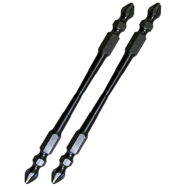 モトコマ ZB-110T ハイテンション・ザグリビット (+#2)2x110mm 2本組 サイズ110x6.3x6.3mm MKK ネコポス可 '