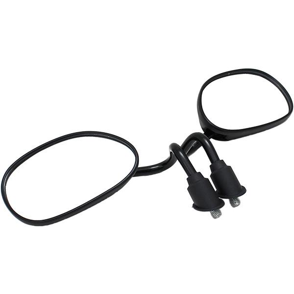 アドレスV125 PCX バイク 汎用 ショートミラー ロータイプ 左右セット