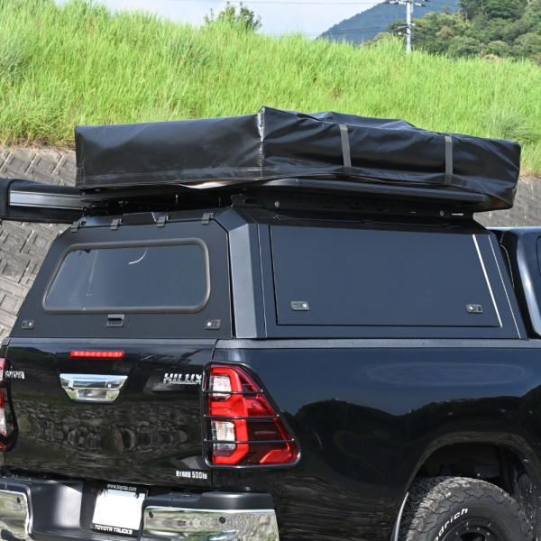 ハイラックス レボ GUN125 キャノピー ルーフラック Z X Black Rally