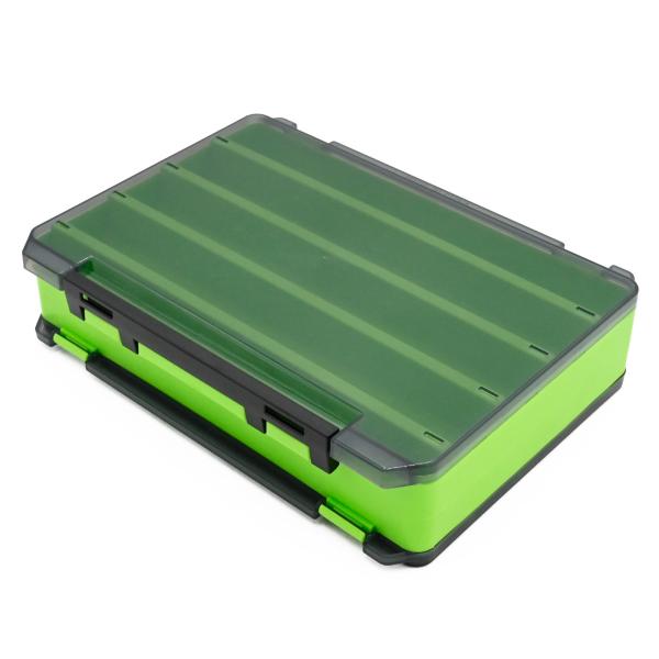 waku fimac ルアーケース 大型 25cm奥行き ルアー8個収納 タックルボックス 仕切り付き 水抜きダクト 丸洗い可能 幅3cm 奥行25cm