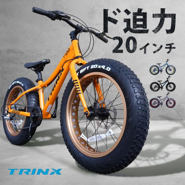 ファットバイク 自転車 20インチ 極太タイヤ 太いタイヤ シマノ W 