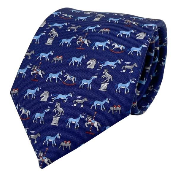 HERMES（エルメス） 【新品】エルメス ネクタイ シルクツイルタイ 7cm