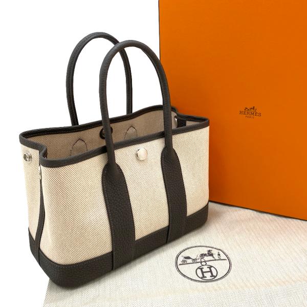 新品・K刻印　エルメス　ネオガーデンパーティー23　トレンチ エルメス トートバッグ ネオ・ガーデン 23 ガーデンパーティ