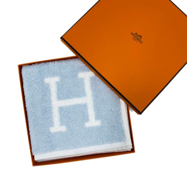 HERMES（エルメス） カレタオル アヴァロン コットン ブルー系 ブルー