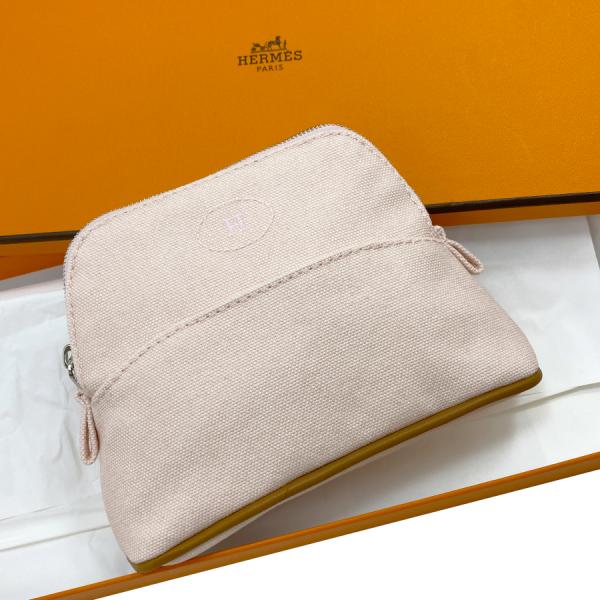 HERMES ポーチ ピンク ボリード ミニミニ ローズパール 100周年限定 昨日のエルメス11/28②ボリード100周年記念限定ポーチ登場
