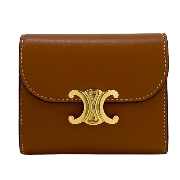【良品】セリーヌ 長財布 トリオンフ 黒 金具 折り財布 フラップ 箱付き CELINE】セリーヌ フラップ トリオンフ 人気 長財布 メンズ (CELINE/長