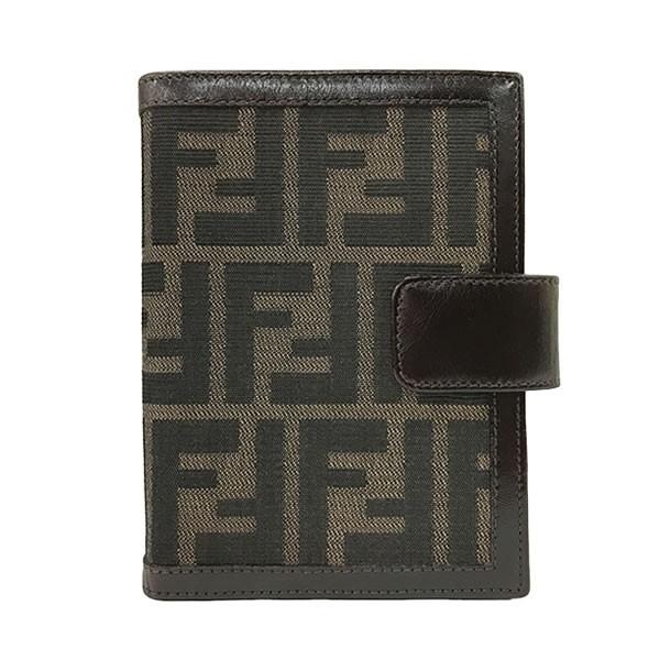 FENDI（フェンディ） 手帳カバー アジェンダ PM ズッカ柄 キャンバス 