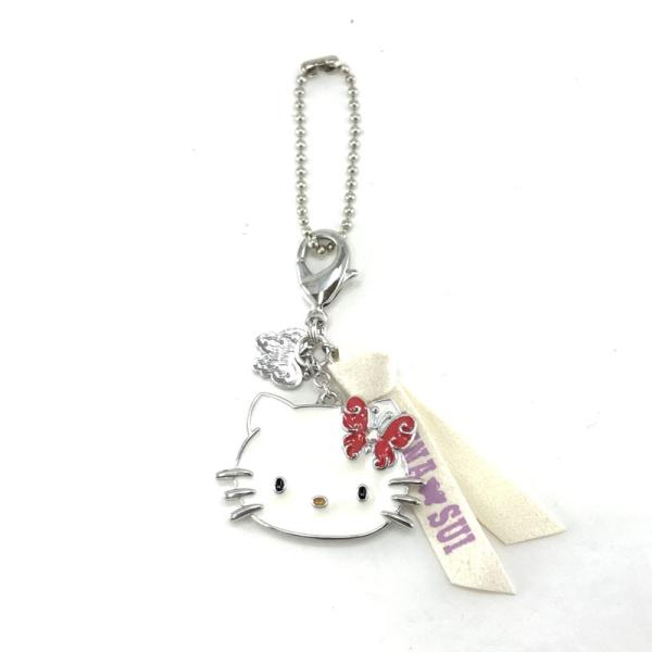 アナスイ チャーム Anna Sui バッグチャーム ハローキティ コラボ ラインストーン シルバー 限定 2h 2nd Hands 通販 Yahoo ショッピング