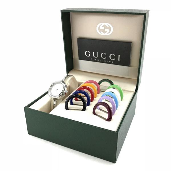 GUCCI グッチ 腕時計 チェンジベゼルウォッチ 着せ替え クォーツ GUCCI グッチ 腕時計 チェンジベゼルウォッチ 着せ替え クォーツ