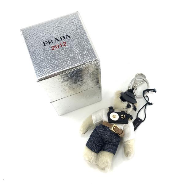 PRADA プラダ キーホルダー キーリング チャーム バッグチャーム