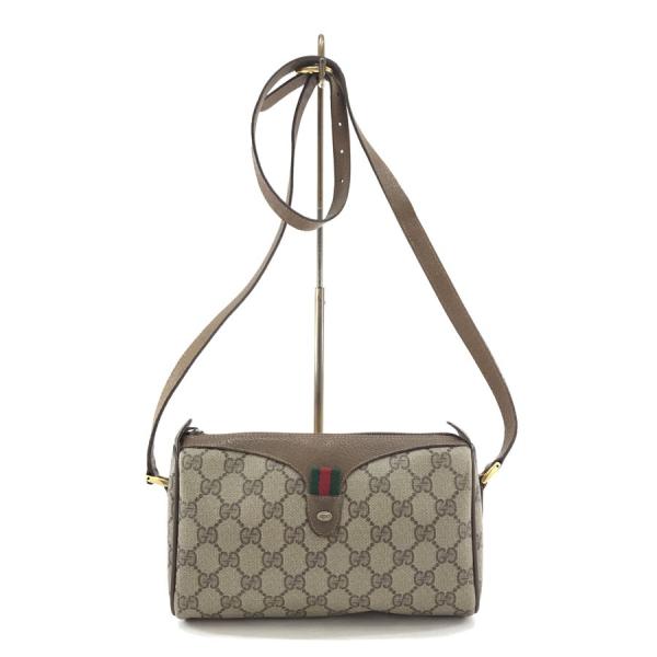 美品　GUCCI グッチ　ショルダーバッグ　PVC レザー　ヴィンテージ GUCCI（グッチ） オールドグッチ OLD GUCCI バッグ ショルダーバッグ
