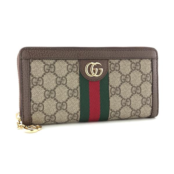 ◇グッチ◇523154/ラウンドジップ/GGスプリーム/オフィディア/長財布 GUCCI（グッチ） 【新品】グッチ 長財布 ラウンドファスナー オフィ