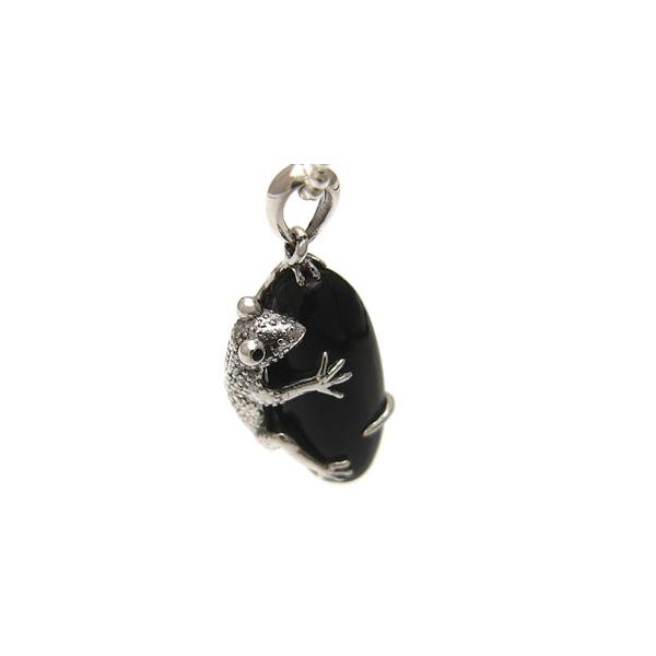 シルバーアクセサリー シルバー925 オニキス ペンダント
