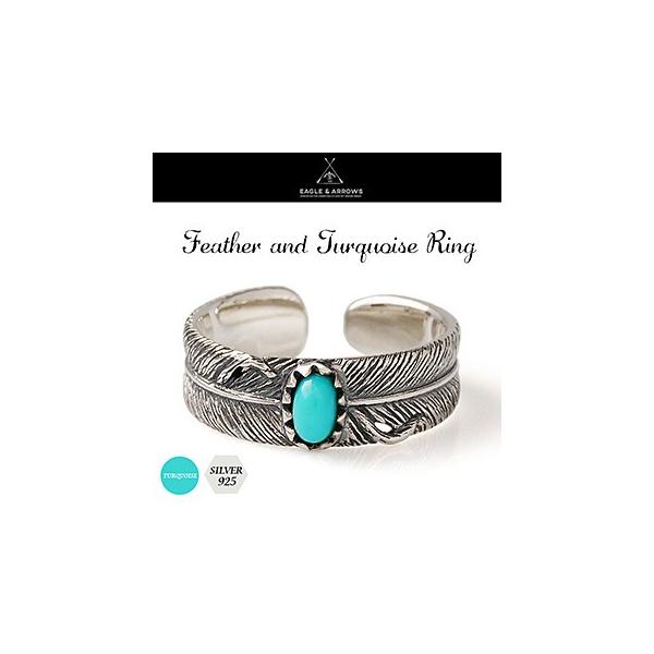 ネイティブ シルバーアクセサリー リング ターコイズ メンズ