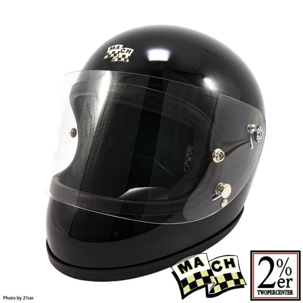 McHALアポロ　フルフェイスヘルメット 黒 McHAL社 マックヘルメット アポロ ブラック Apollo : 2PERCENTER