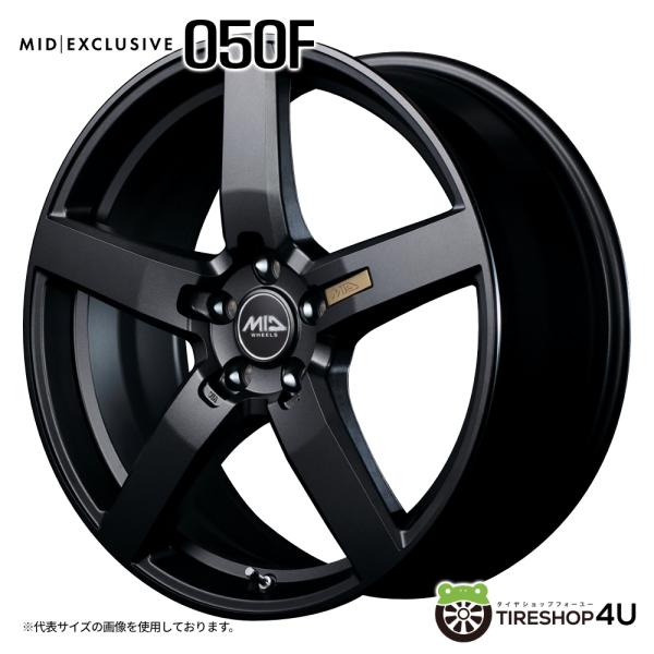マルカサービス 4本購入で送料無料 MID EXCLUSIVE 050F 17x7.0J 5/100