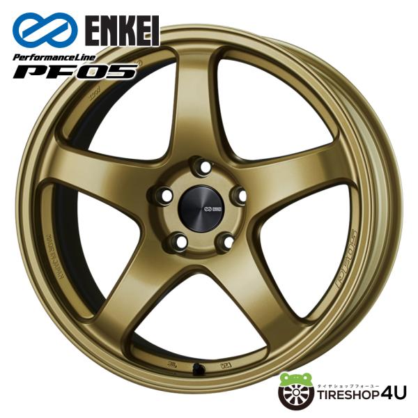 Enkei PF05 17x7.5J +45 アルミホイール 4セット ENKEI 4本購入で送料無料 Performance Line PF05 17x7.5J 5/100