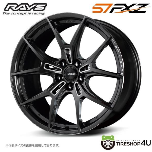 RAYS gramLIGHTS 57FXZ 18x7.5J 5/100 +50 AAC スーパーダーク RAYS gramLIGHTS 57FXZ 18x7.5J 5/100 +50 AAC スーパーダーク