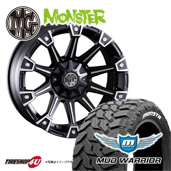 MG タイヤホイール4本セット CRIMSON MONSTER 17x8.0J 6/139.7 + MG タイヤホイール4本セット CRIMSON MONSTER 17x8.0J 6/139.7 +