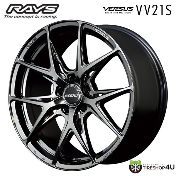 RAYS RAYS VERSUS VV21S 19x8.5J 5/112 +44 YNJ ジェットブラック 新品