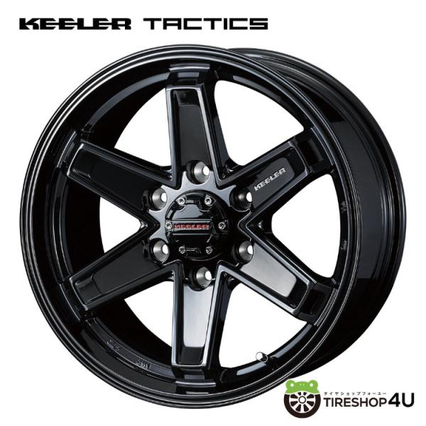 WEDS（ウェッズ） 4本購入で送料無料 KEELER TACTICS 17x7.0J 6/130 +