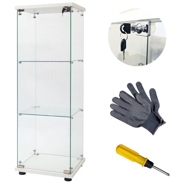 専用出品　ガラスシェルフ ディスプレイガラスシェルフ(GL001 7985 BK) | ニトリネット