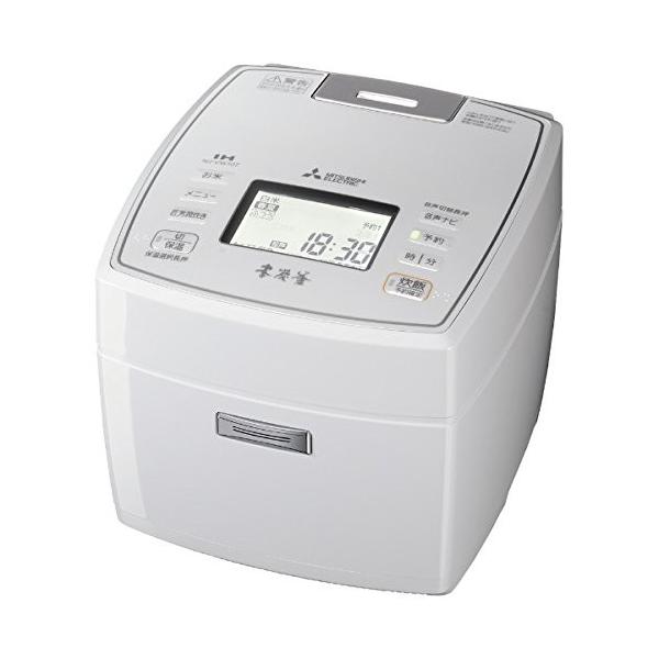 卸し売り購入セール 新品未使用 三菱電機ihジャー炊飯器本炭釜5 5合炊きピュアホワイトnj Vw107 W 高評価のクリスマスプレゼント