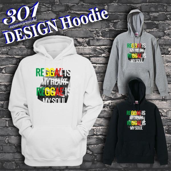 パーカー メンズ プルオーバー フード付き ストリート ブランド Reggae