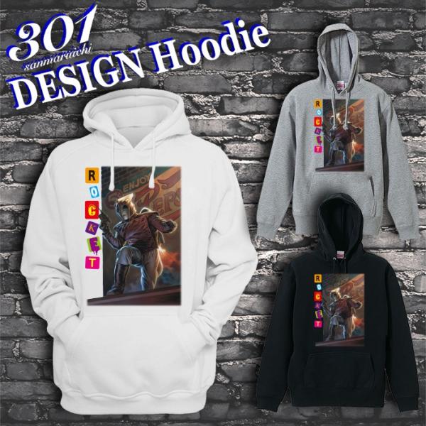 �p�[�J�[ �����Y �v���I�[�o�[ �t�[�h�t�� �X�g���[�g �u�����h NO BRAND robot rocket character cool swag