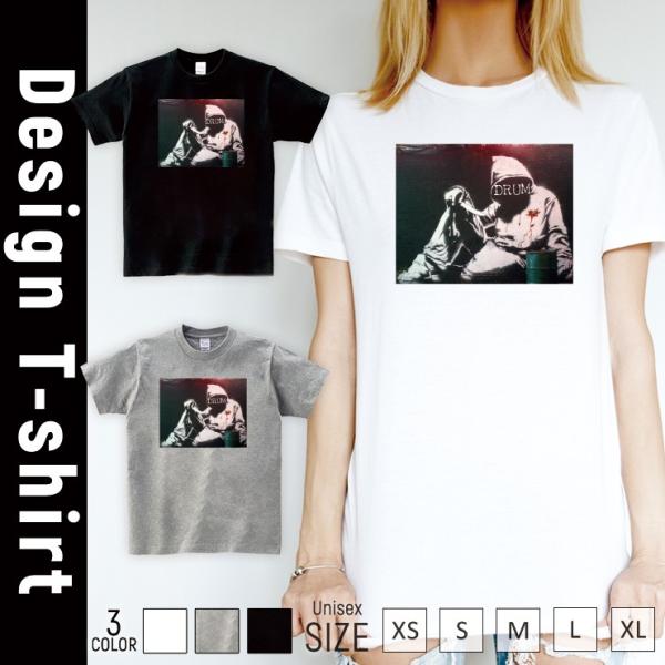 Tシャツ レディース 半袖 トップス ブランド ユニセックス メンズ プリントtシャツ ペア 落書き アート バンクシー Banksy 壁画 ストリート おしゃれ 人気 Buyee Buyee 提供一站式最全面最专业现地yahoo Japan拍卖代bid代拍代购服务 Bot Online