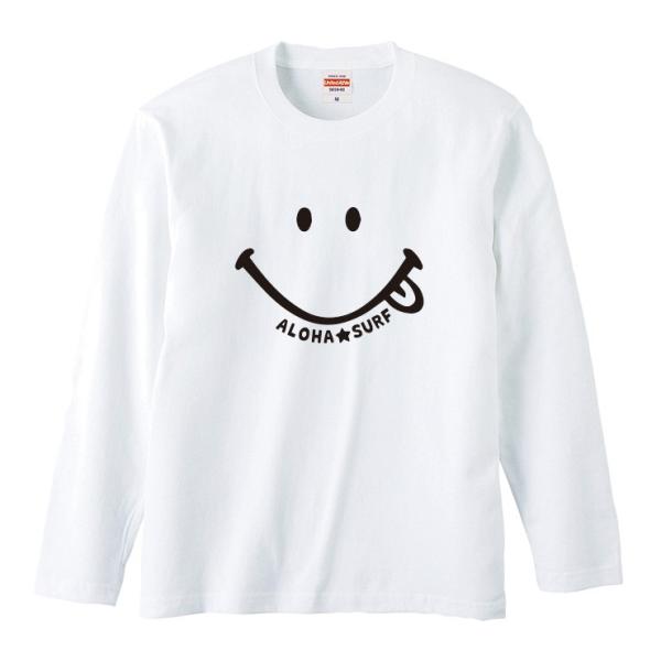 Tシャツ レディース ロンt 長袖 ユニセックス クルーネック Uネック ペア スマイル ニコちゃん にこちゃん サーフ アロハ 夏 かわいい Buyee Buyee Japanese Proxy Service Buy From Japan Bot Online